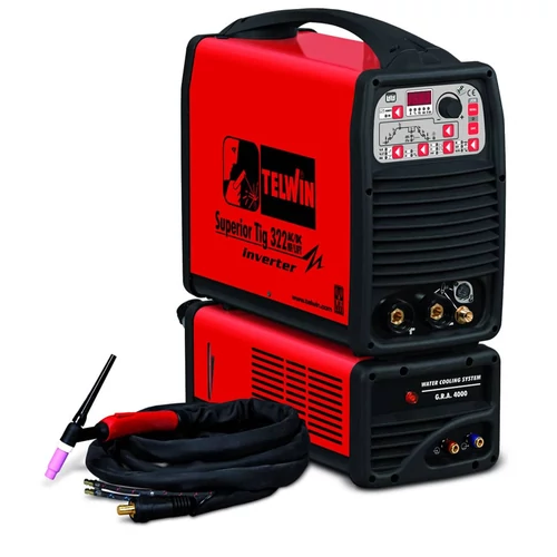 Telwin Superior TIG 322 AC/DC HF/LIFT 400V Aqua