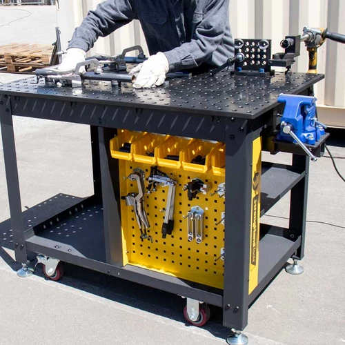 TDQ612075-K2Hegesztőasztal és 122db rögzítő készlet