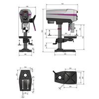 OPTIdrill DP 26-T asztali fúrógép