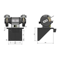 OPTIgrind QSM 150 és SM 250 fali konzol