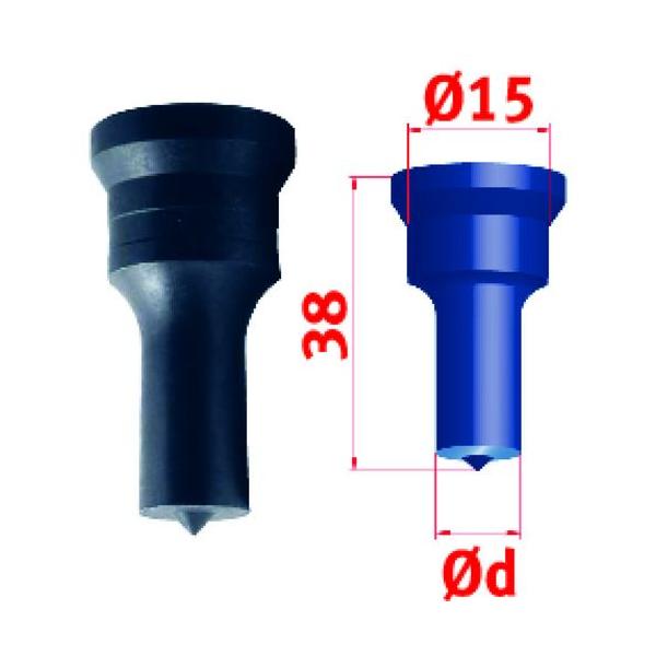 Metallkraft körkivágó bélyeg No.1 Ø 3.0 mm