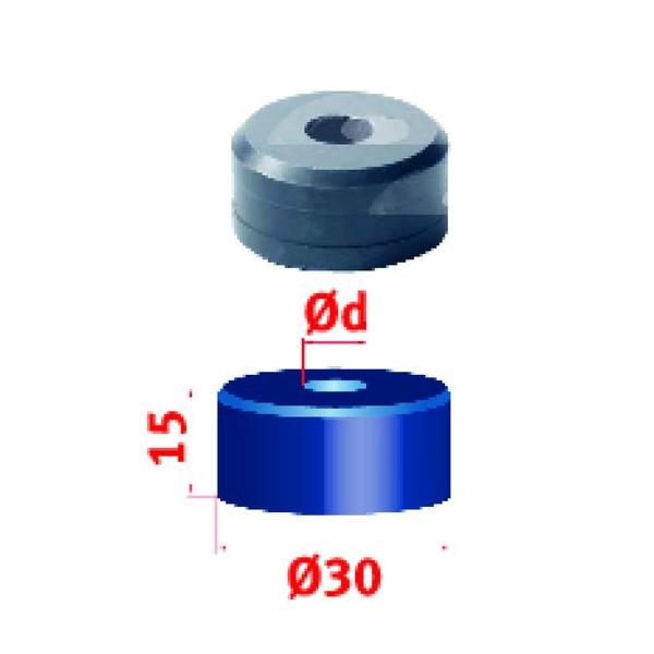 Metallkraft körkivágó matrica Nr.30 Ø 8,7mm
