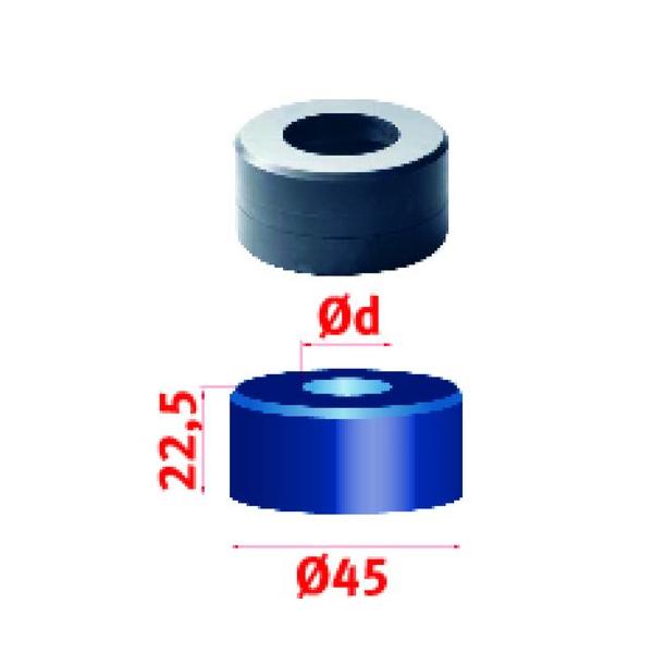 Metallkraft körkivágó matrica Nr.45 Ø 24,7 mm