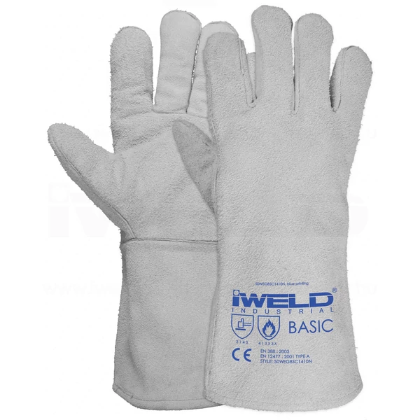 Iweld BASIC Hegesztő védőkesztyű, bélelt 14"